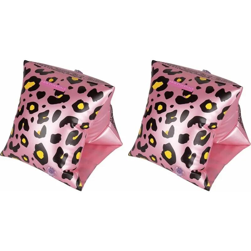 Swim Essentials Arm Bands - Rosé Gold - Safari Chic 2/7