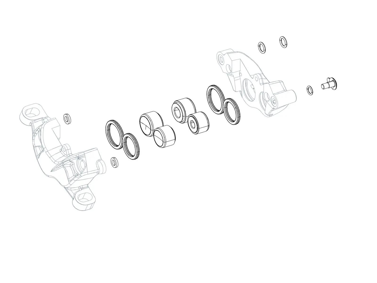 Remklauw-zuigerkit Sram 11.5018.020.006 v. Guide R\/RS\/RSC\/T1 1/2