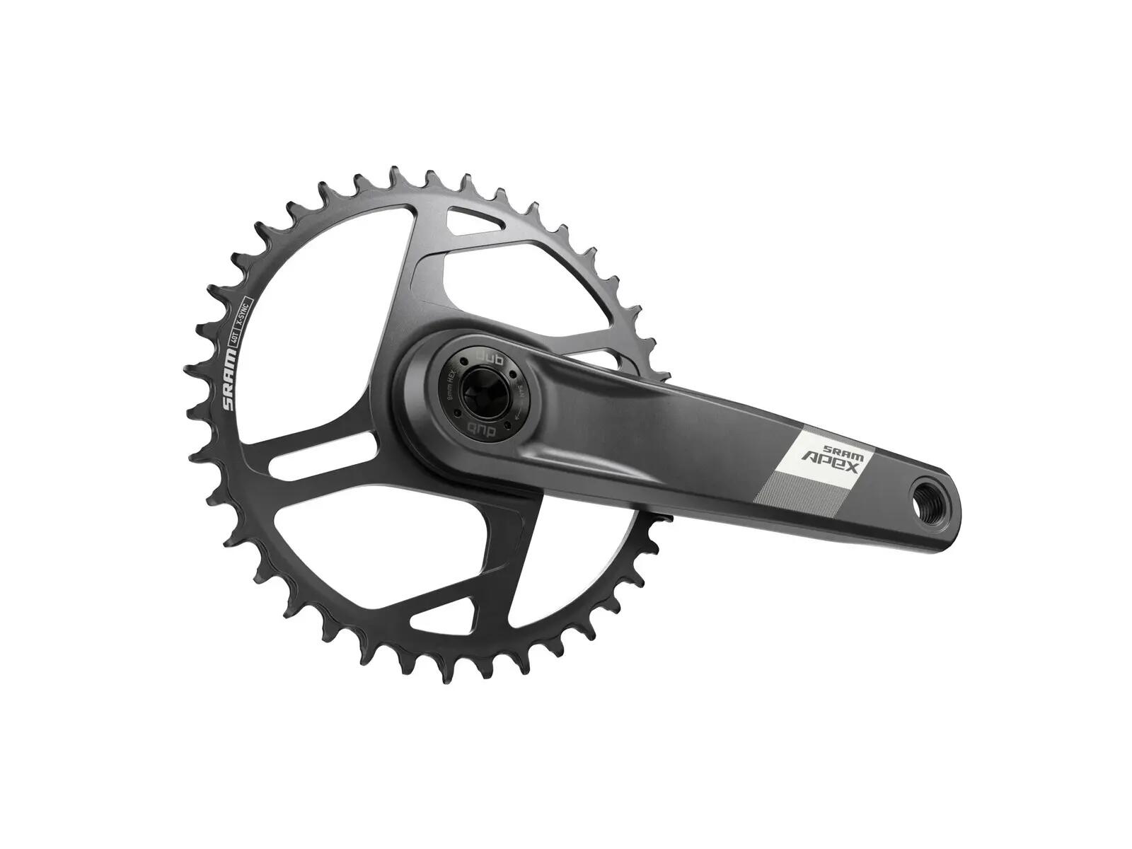 Sram Crankset Apex 1 Black 1/2