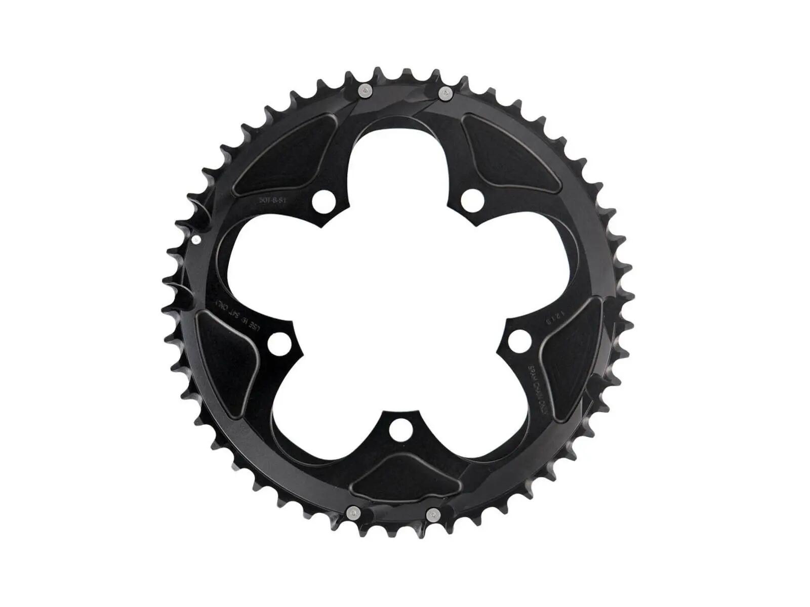 Sram Road 2x10 Chainring Black - Imagine 1