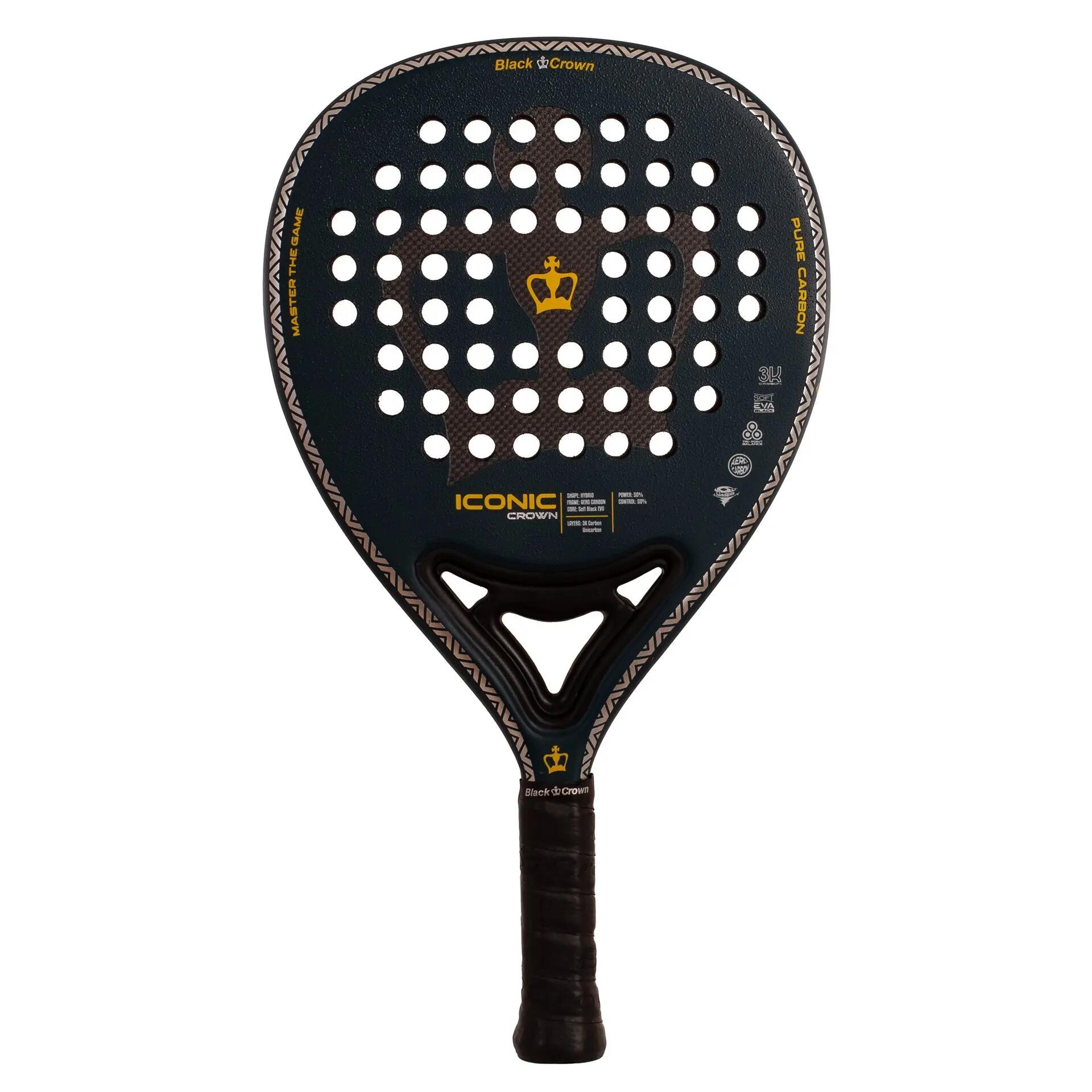 Black Crown Iconic Crown Padel Racket