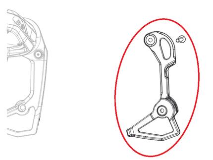 Sram Rear Derailleur Carbon Inner Cage Rival Axs E1 Max. 36t