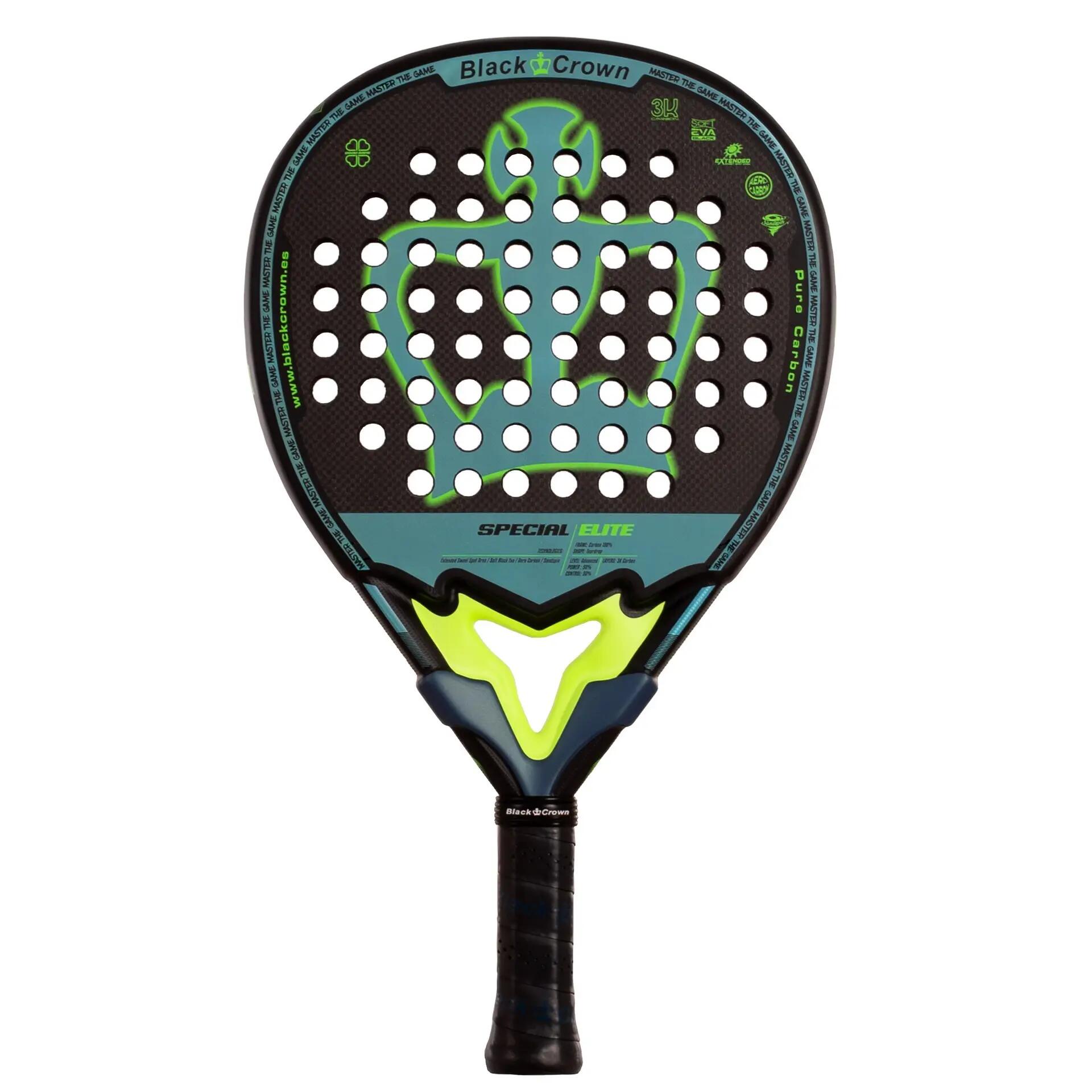 Black Crown Special Elite Padel Racket 1/6