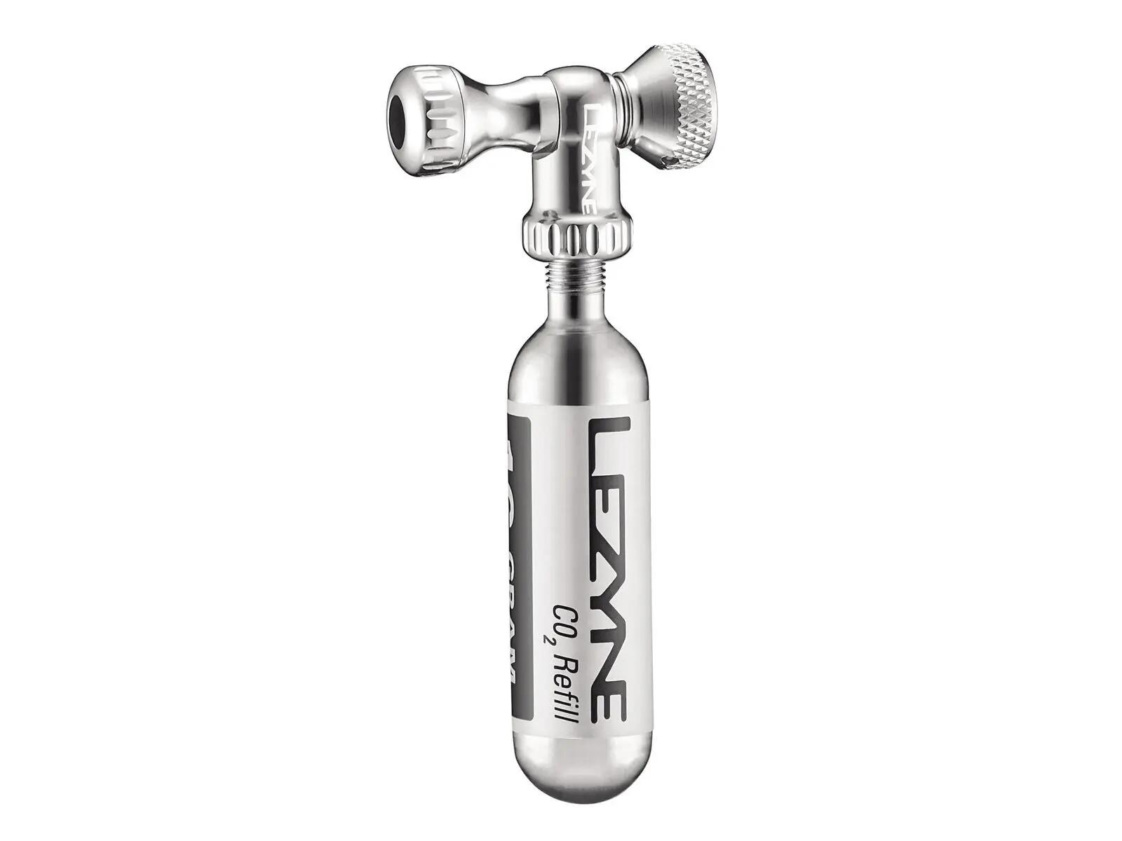 Lezyne Co2 Pump Control Drive Gloss Silver - Imagine 1