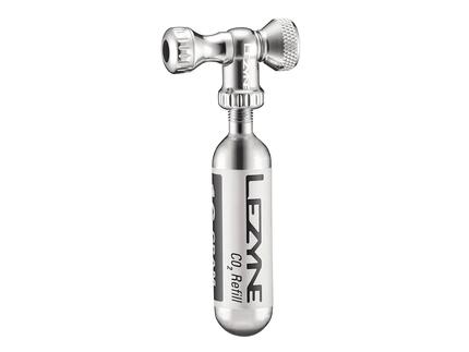 Lezyne Co2-Pumpensteuerungsantrieb, glänzendes Silber