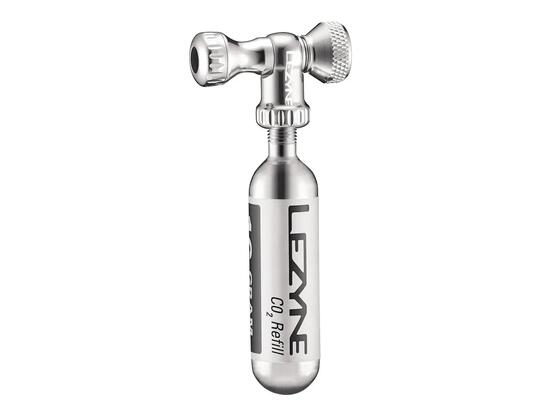 Lezyne Co2-Pumpensteuerungsantrieb, glänzendes Silber