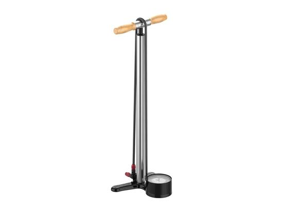 Lezyne Alloy HP Floor Drive Gloss Silver 635 cm - 63,5 cm