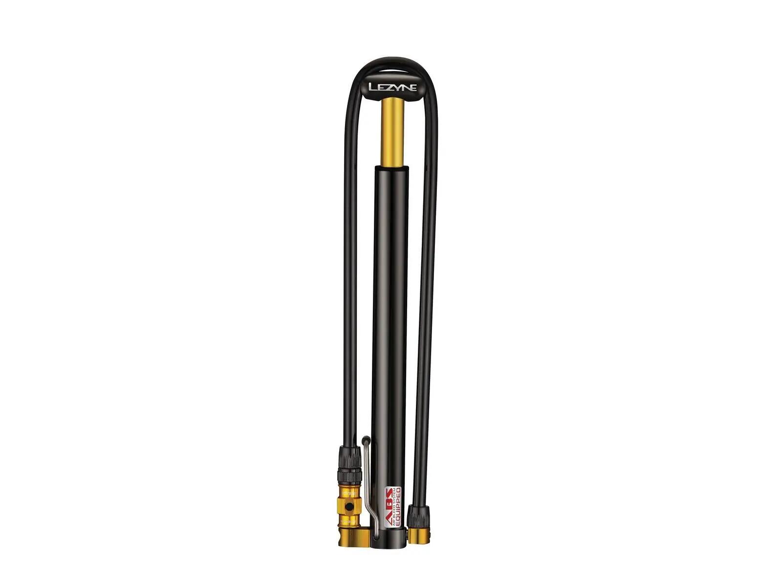 Lezyne Handpumpe Cnc HP Micro Floor Drive Schwarz glänzend 300 - 30,0 1/2
