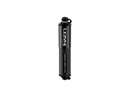 Lezyne Hand Pump Cnc Hv Pocket Drive Gloss Black 140 - 14.0