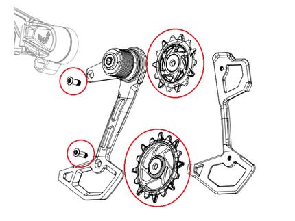 Sram Pulley Kit For Xx T-type
