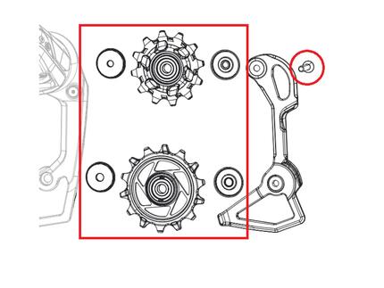 Sram Riemenscheiben-Kit Red Axs E1