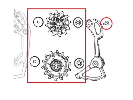 Sram Riemenscheiben-Kit Red Axs E1