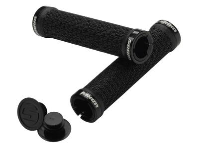 Sram grips locking w/double clamps & end plugs black