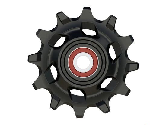 Sram Red Axs Keramiklager-Riemenscheiben Schwarz