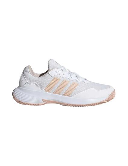 Adidas Gamecourt 2 Blanc/rose Femme Ki0785