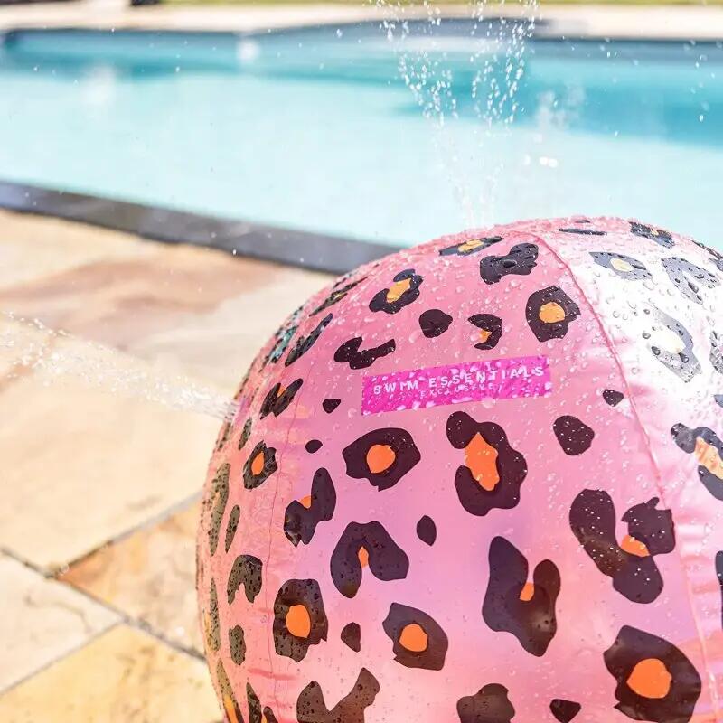 Swim Essentials aufblasbarer Wassersprühball – Rosé/Gold – Safari-Chic 2/4