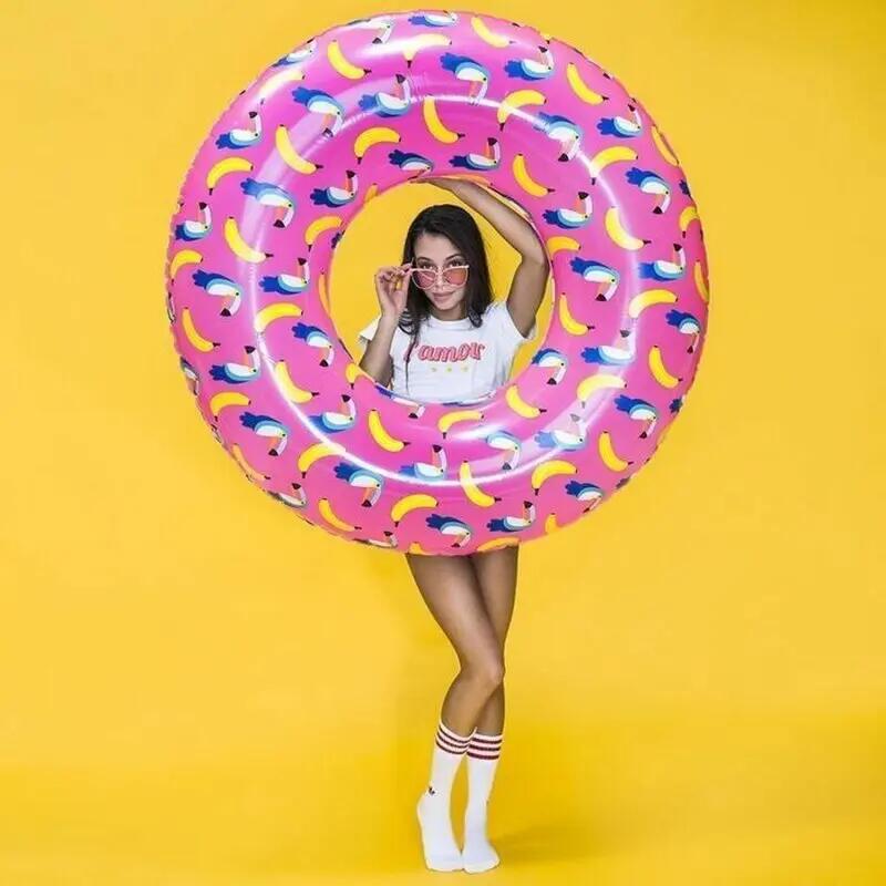 Swim Essentials Swim Ring - Pink - Parade - Ø 90 Cm 5/7