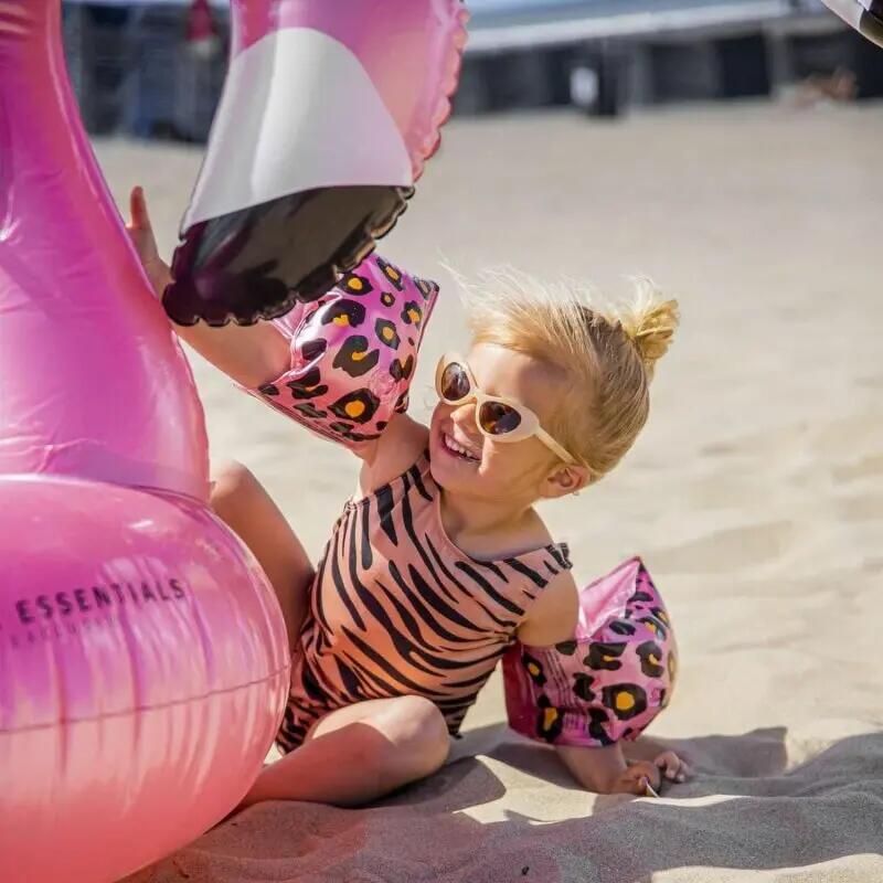 Swim Essentials Arm Bands - Rosé Gold - Safari Chic 3/7