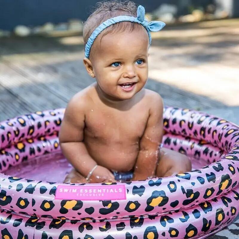 Swim Essentials Babybecken - Rosé/Gold - Safari Chic - Ø 60 cm 5/7