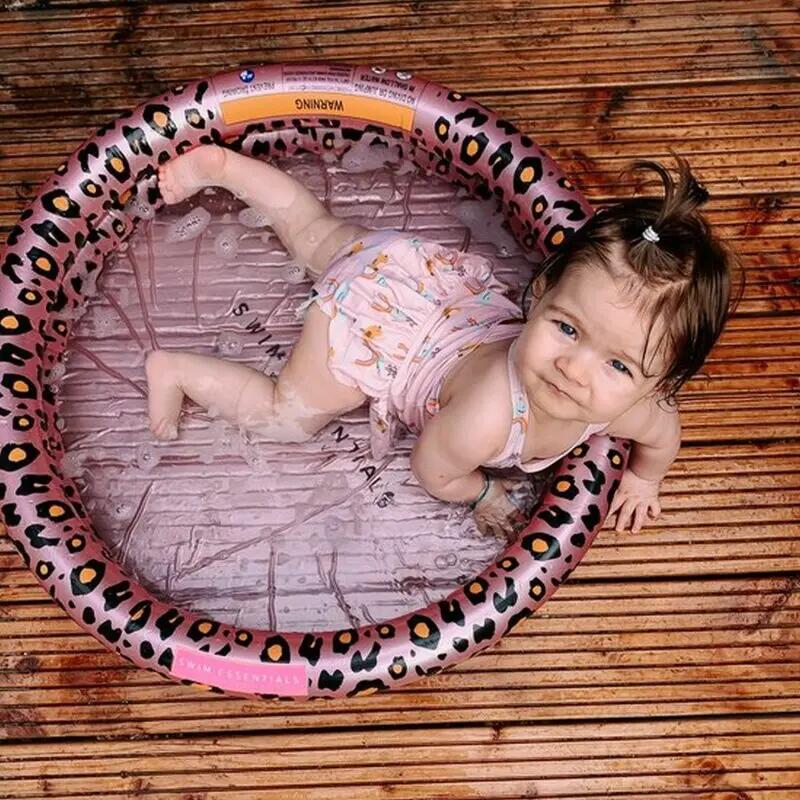 Swim Essentials Babybecken - Rosé/Gold - Safari Chic - Ø 60 cm 4/7