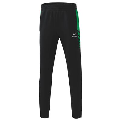 Erima six wings trainingsbroek junior - zwart/smaragd