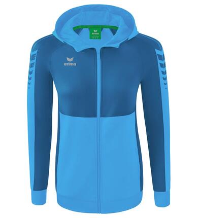 Erima Six Wings Trainingsjacke mit Kapuze Orange