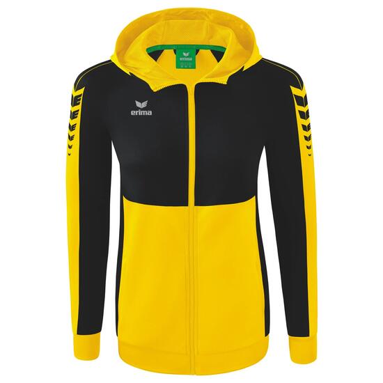 Erima Six Wings Trainingsjacke mit Kapuze Orange