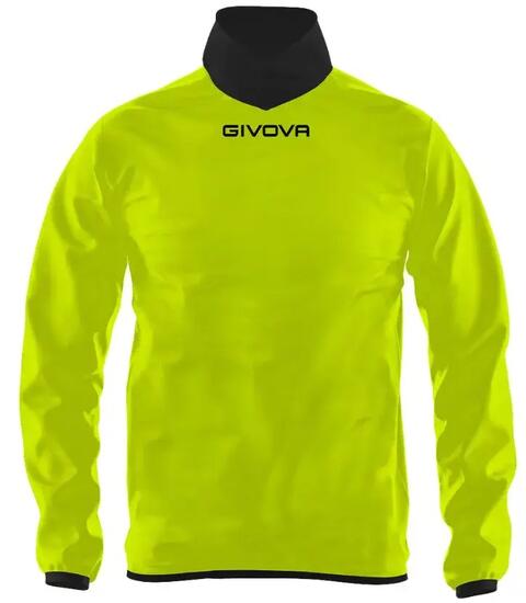 Waterdichte herenjas Givova regenjas fluo geel