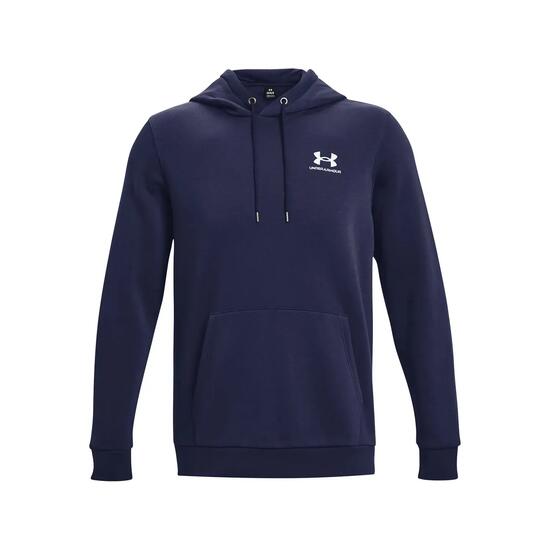 Sweat Homme Under Armour Essential Fleece Hoodie Bleu Foncé Bleu Foncé 2xl