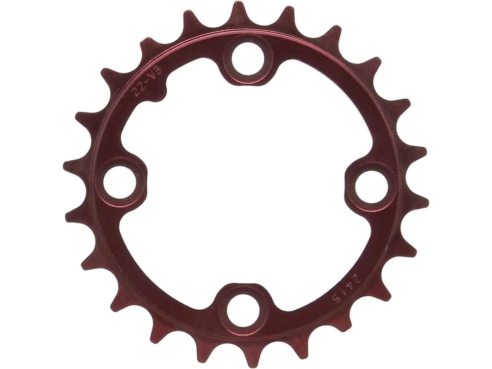 Truvativ Mtb 9-speed Chainring Red 1/2