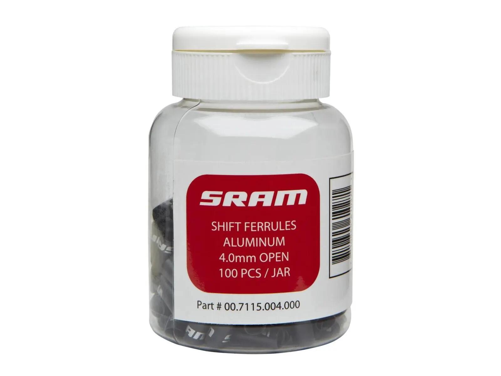 Sram Cable Ferrules - Shifter Schwarz - Imagine 1