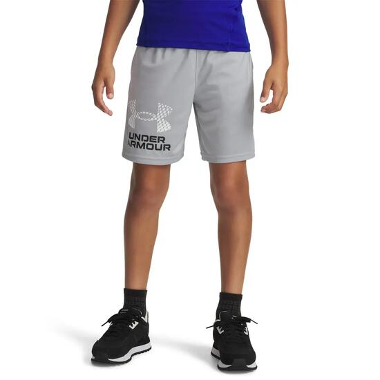 Jongensshort Under Armour Tech Logo Shorts Grijs Grijs