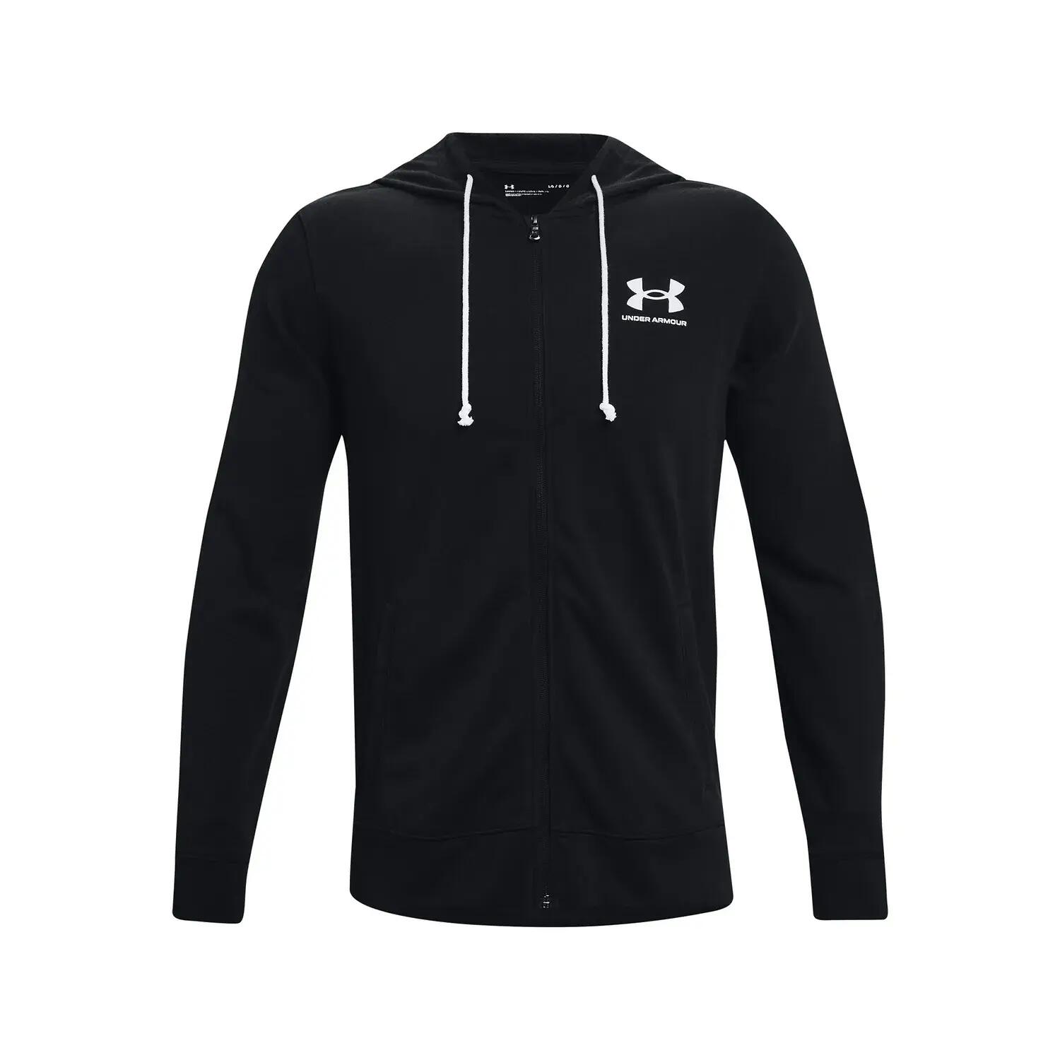 Hanorac pentru bărbați Under Armour Rival Terry Lc Fz Negru Negru