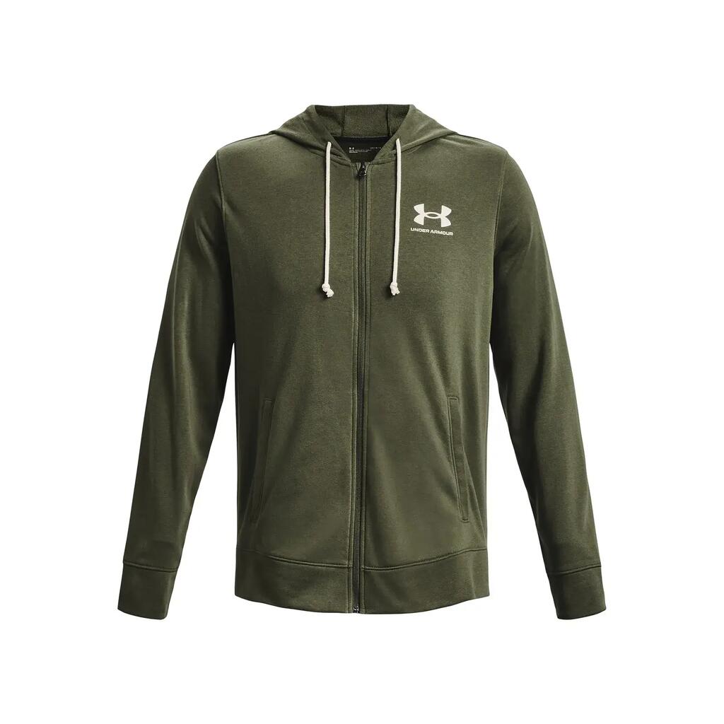 Капюшон Under Armour Rival Terry LC FZ, Зелен, Мъже