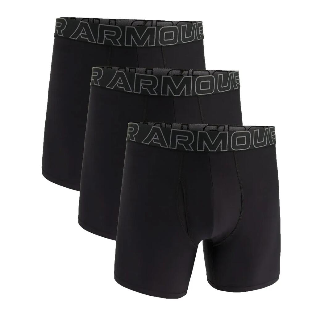 Боксерки Мъже Комплект от 3 Плътно прилягащи-UA PERFORMANCE TECH - SOLID 6 В 3PK