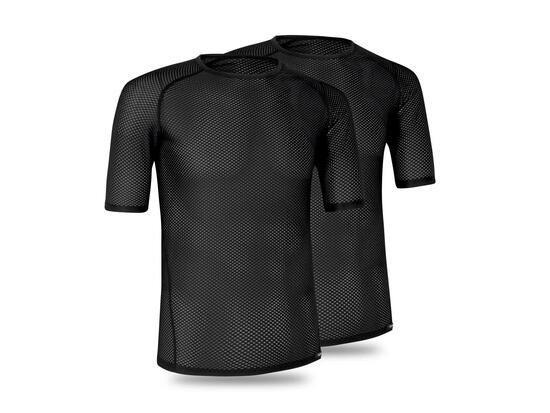 Gripgrab Ultralight Mesh Short Sleeve Base Layer 2-pack Black - XL