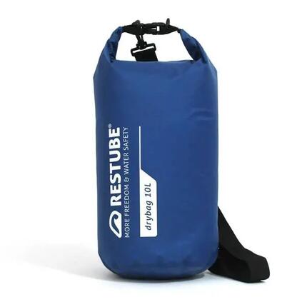 Wodoodporna torba RESTUBE Drybag 10 l z paskiem na ramię, niebieska