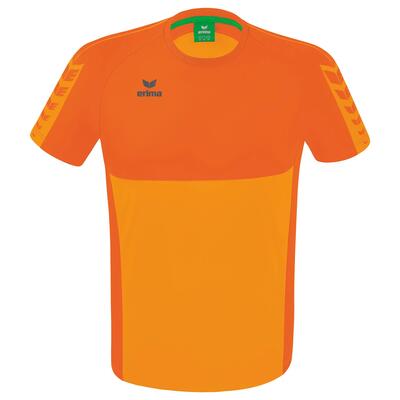 Erima six wings t-shirt zwart/wit junior