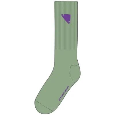 Endura Forty1Thirty Socks Green 1/4