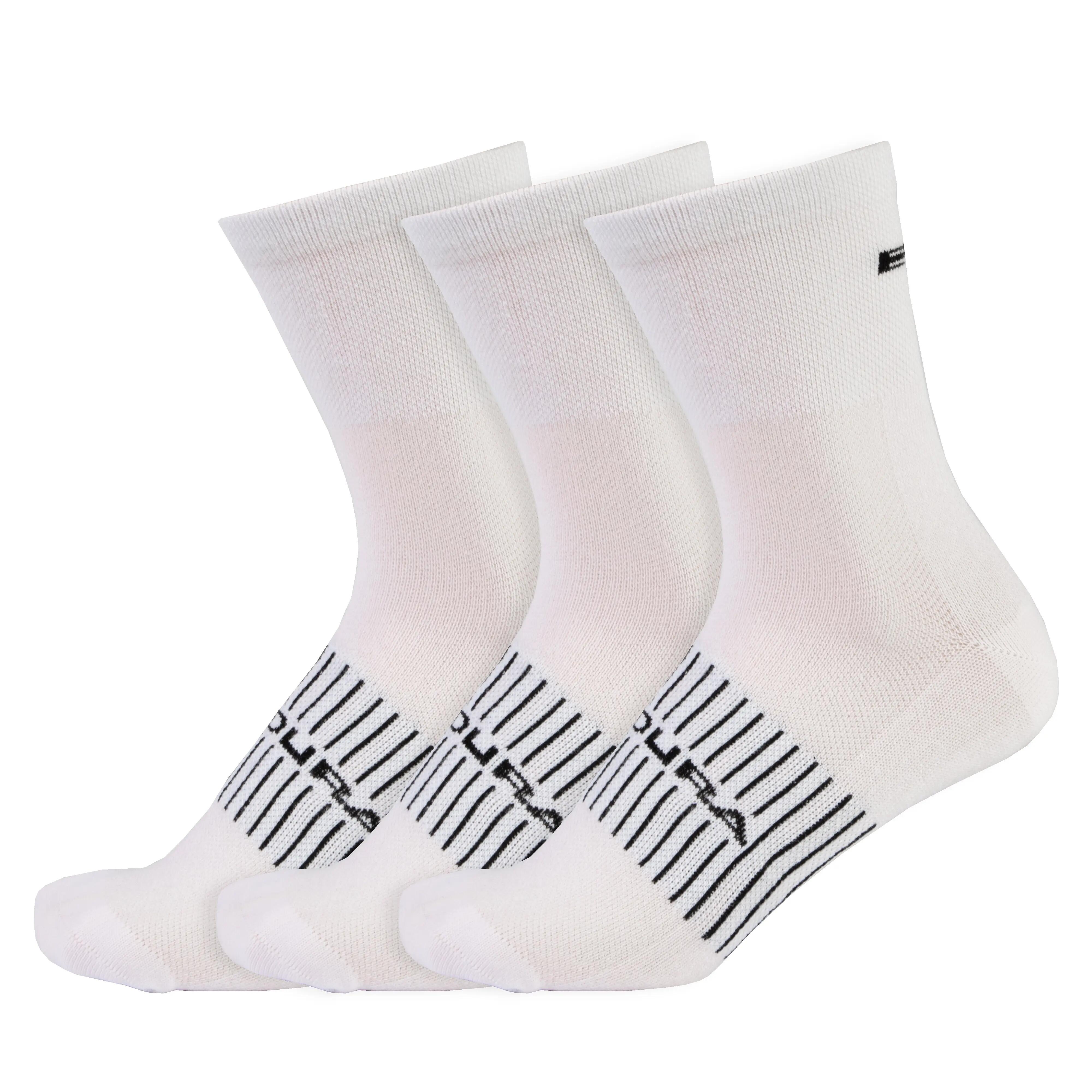 Endura Coolmax® Race Sock (pachet triplu) Mixed White - Imagine 1