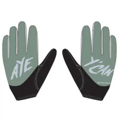 Endura Hummvee Lite Women's Long Gloves (Green) 1/4