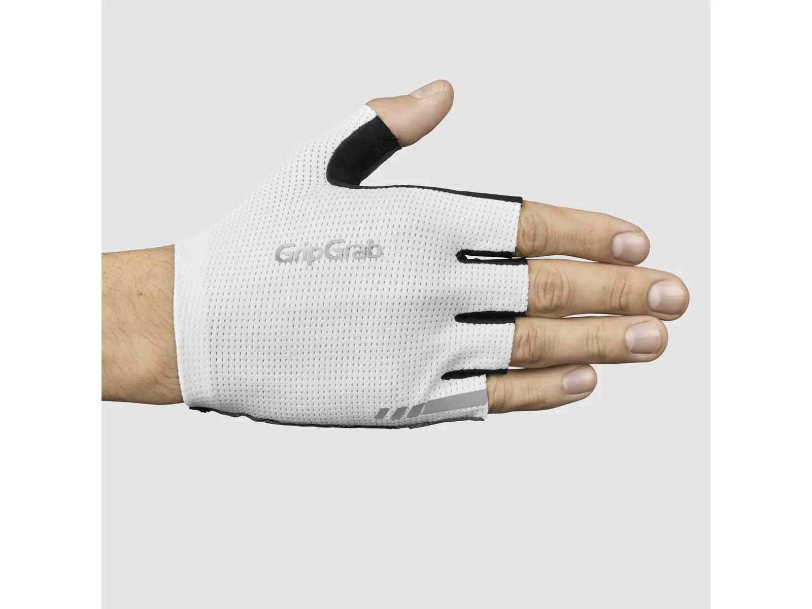 Gripgrab Pacr Insidegrip™ Short Finger Summer Gloves White - M 1/5