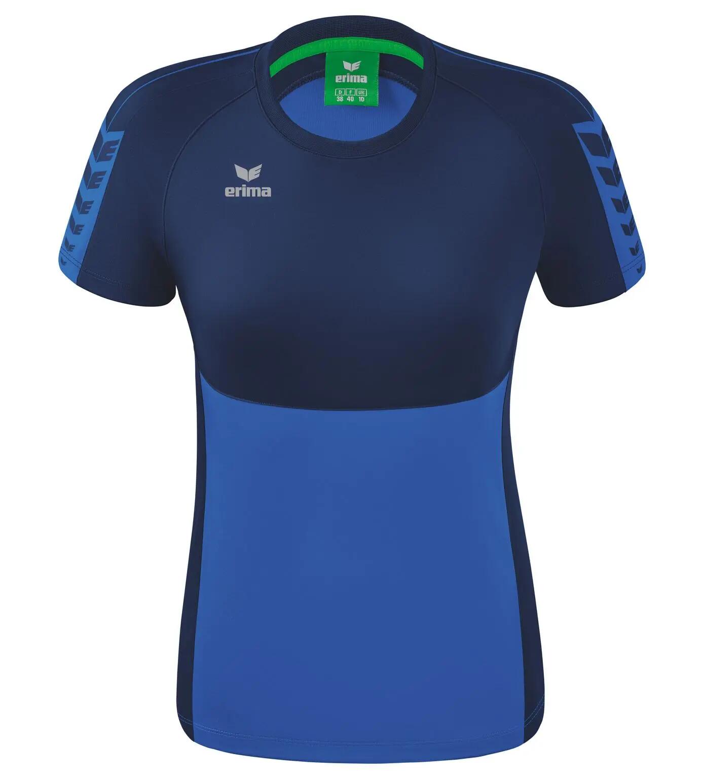 T-shirt Erima Six Wings Blu 1/9