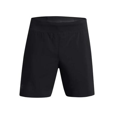 Herenshorts under armour launch elite 2in1 7'' short zwart zwart