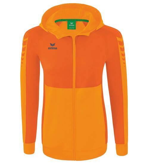 Erima Six Wings Trainingsjacke mit Kapuze Orange