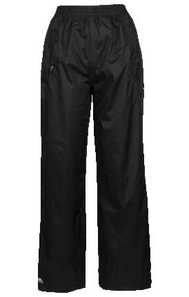 Trespass Qikpac Pantalon -femelle Packaway Trs Noir