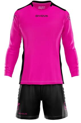 Ensemble gardien de but maillot manches longues et short enfant Givova Hyguana