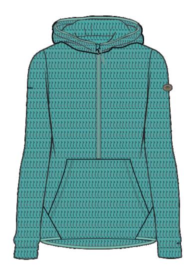 Trespass Metraya – Damen-Fleece At200 Blue Jade