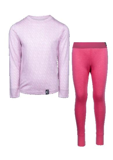 Trespass Alec Kinder-Base-Layer-Set Rosie