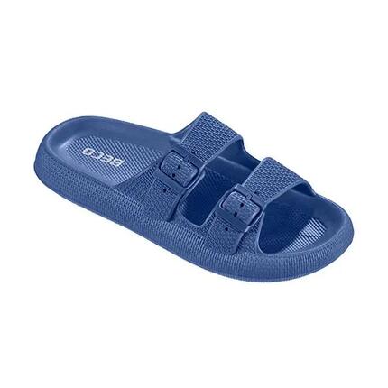 Beco Herren Badesandalen Airkiss Freizeit | Dunkelblau